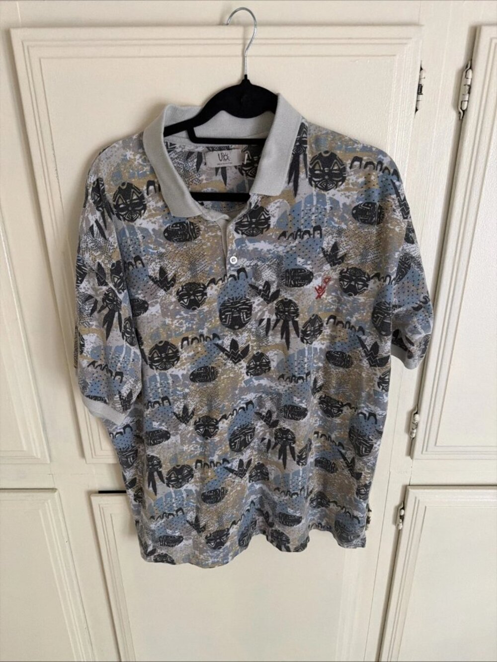 VTG URBAN OUTFITTERS Tribal Print Polo Men’s Small